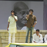 Vijay fast with Anna Hazare at Ramlila Stills | Picture 65677